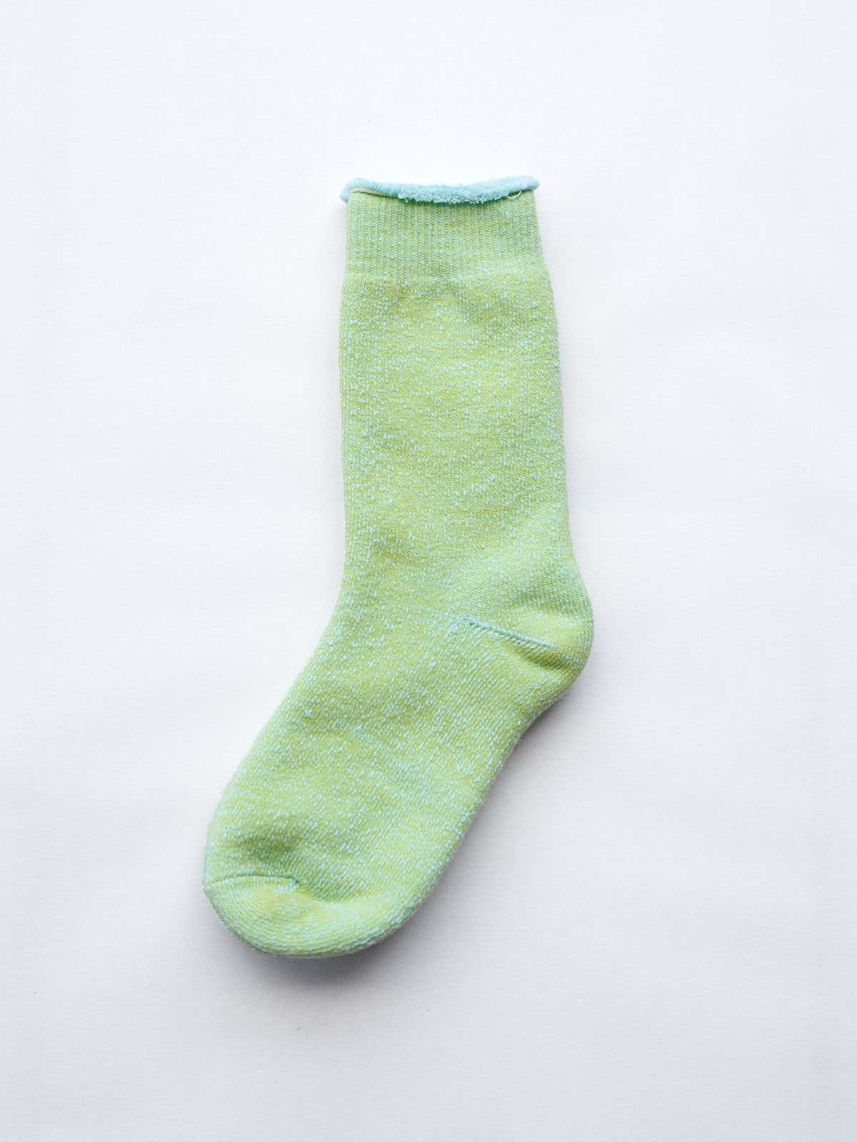 Cotton/Wool Socks - Limeade