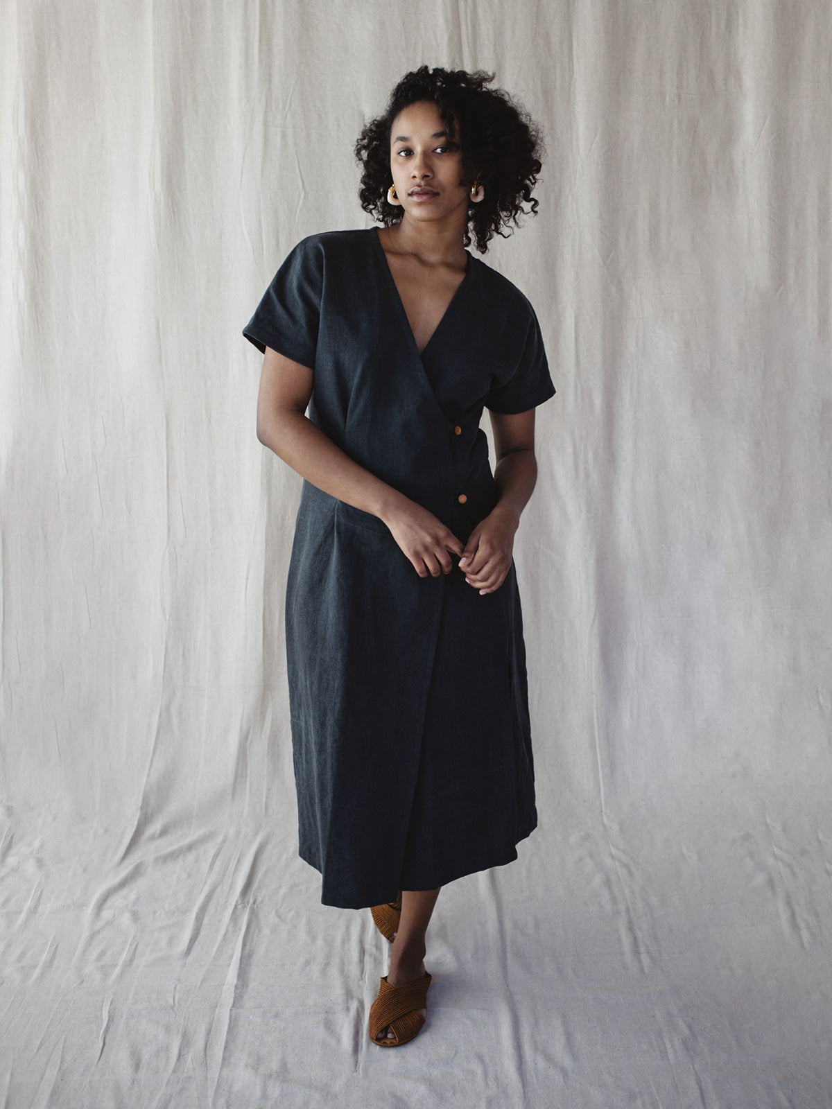 Dahlia Dress - Washed Black