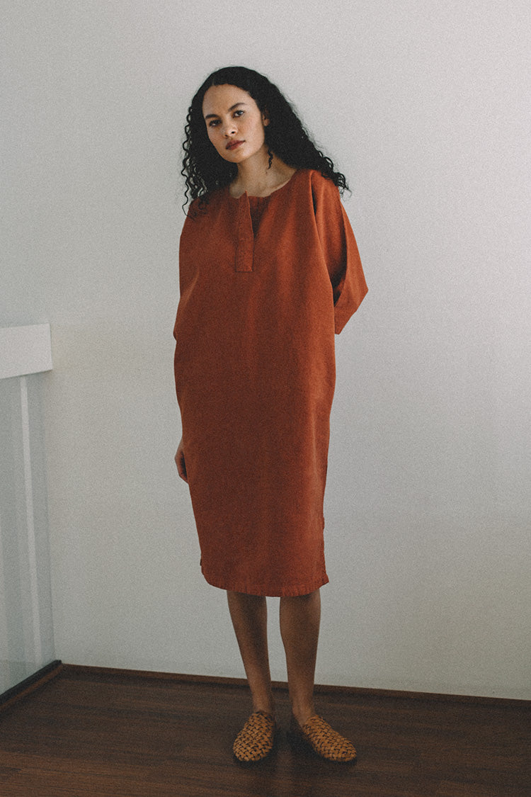 Yasmeen Dress - Rust - S/M