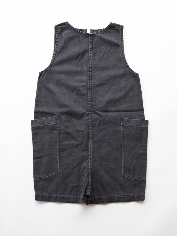 Ardis Romper - Black Stonewash - S