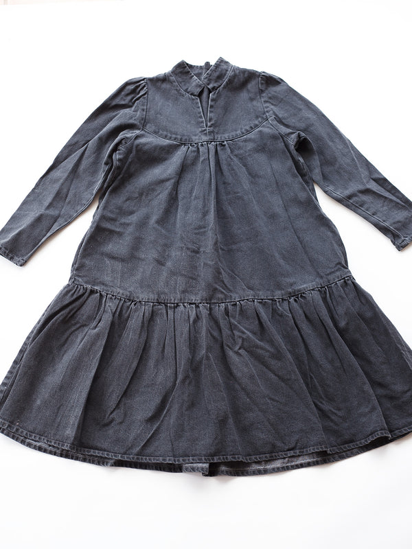Opal Dress - Black Stonewash - S