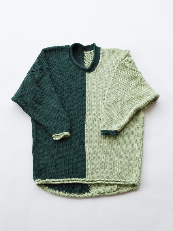 Leal Sweater - Avocado Duo - S