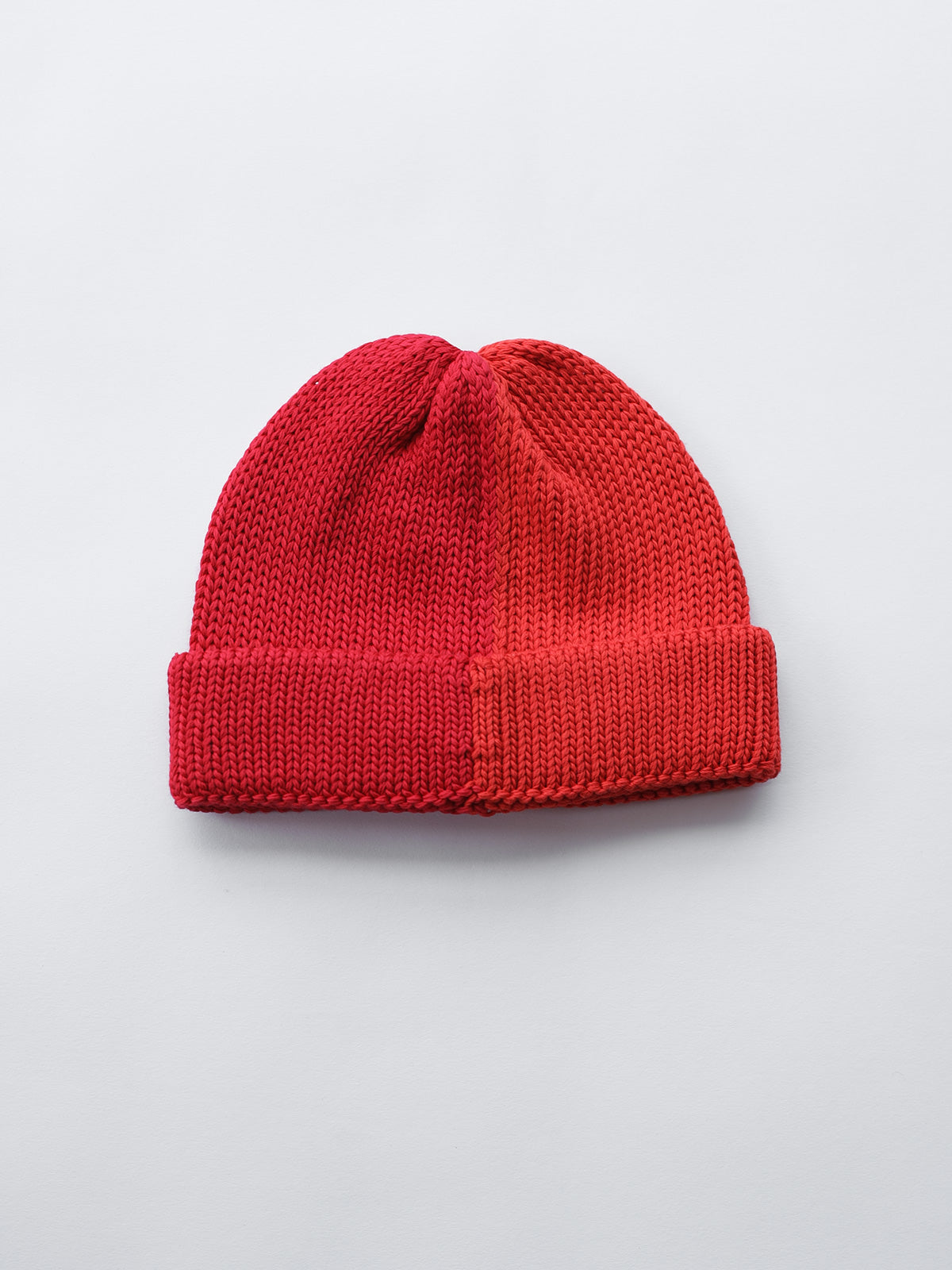 Beanie - Red/Orange Duo