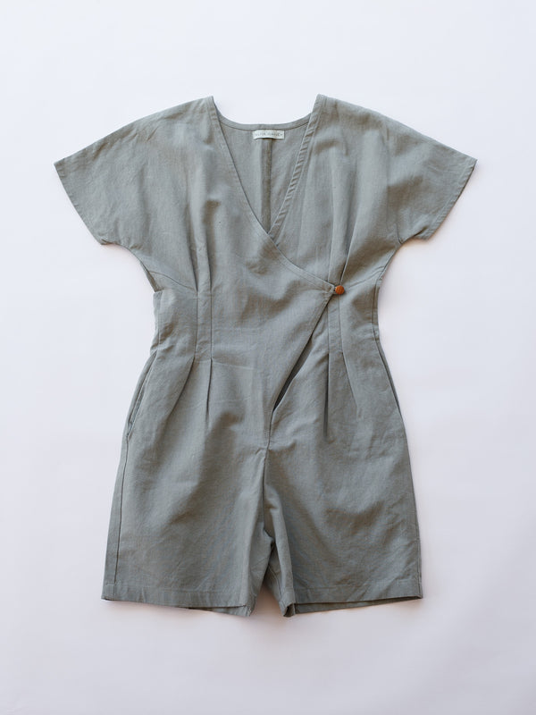 Mills Romper - Sage - S