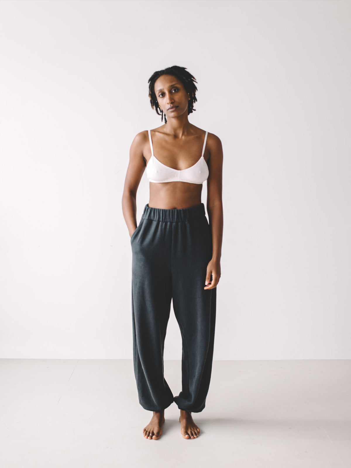 パンツ ALIYAM バイカラージャージーパンツ(ガウチョ・ワイドパンツ) | al'aise