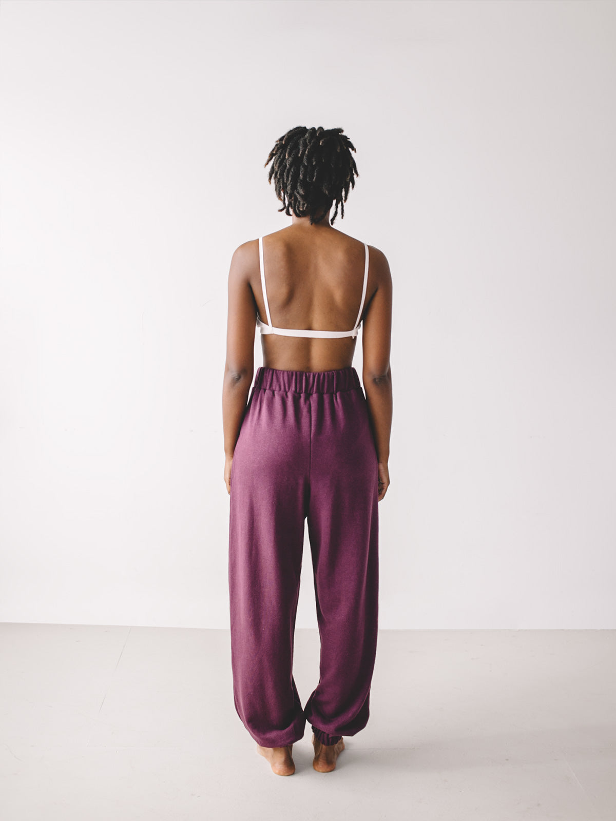 Adele Sweatpants - Plum