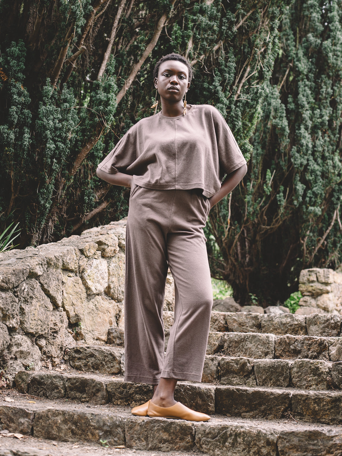 Adut Pants - Mushroom Jersey