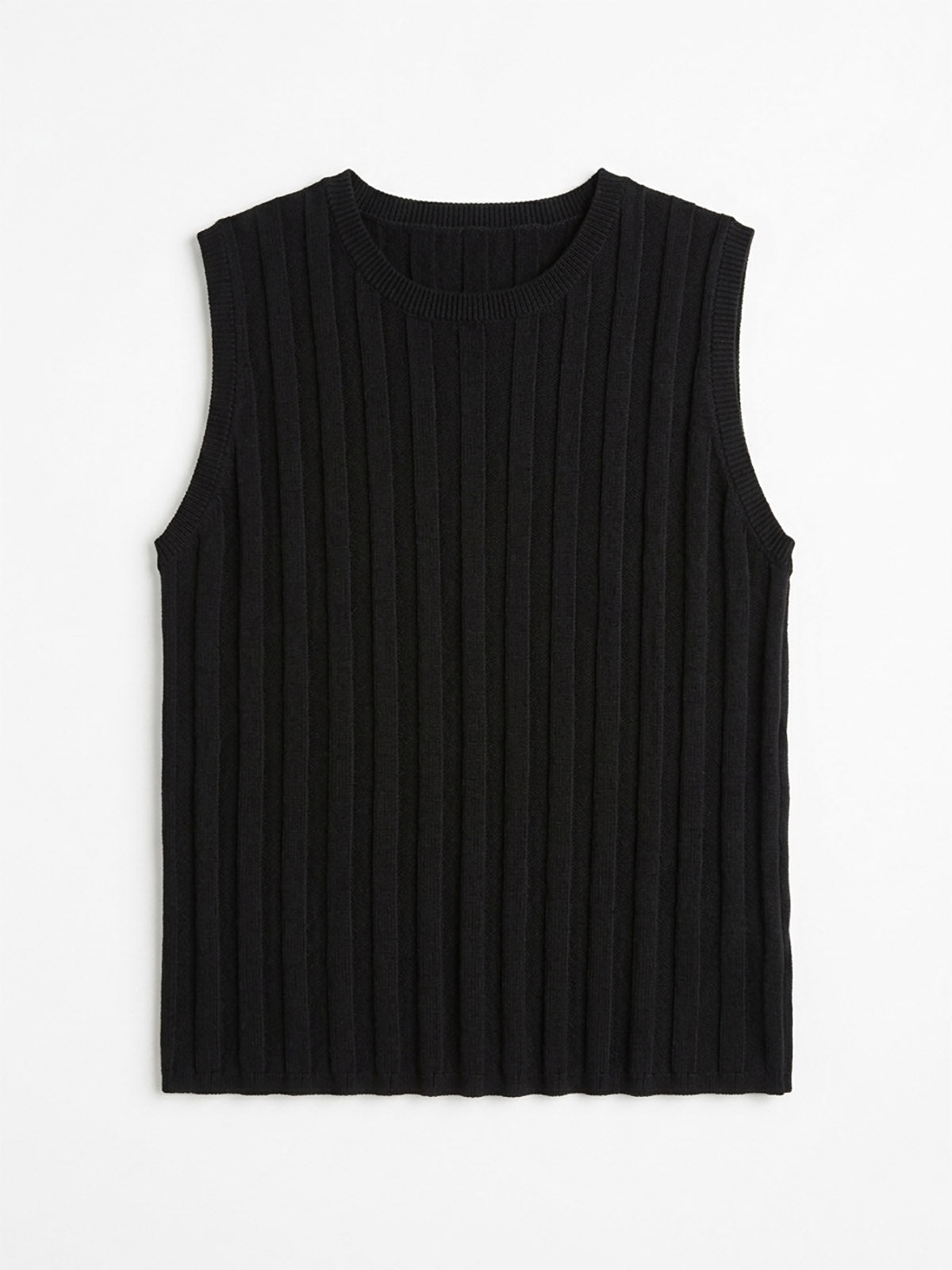 Black Rib Knit Tank – ALIYA WANEK