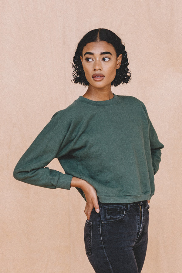 Ami Sweatshirt - Olive - S (Seconds)