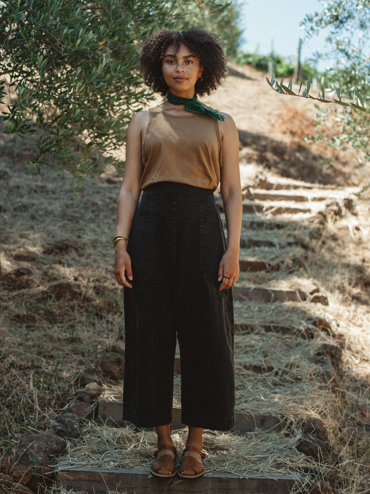 Indra Pants - Black Stonewash - S