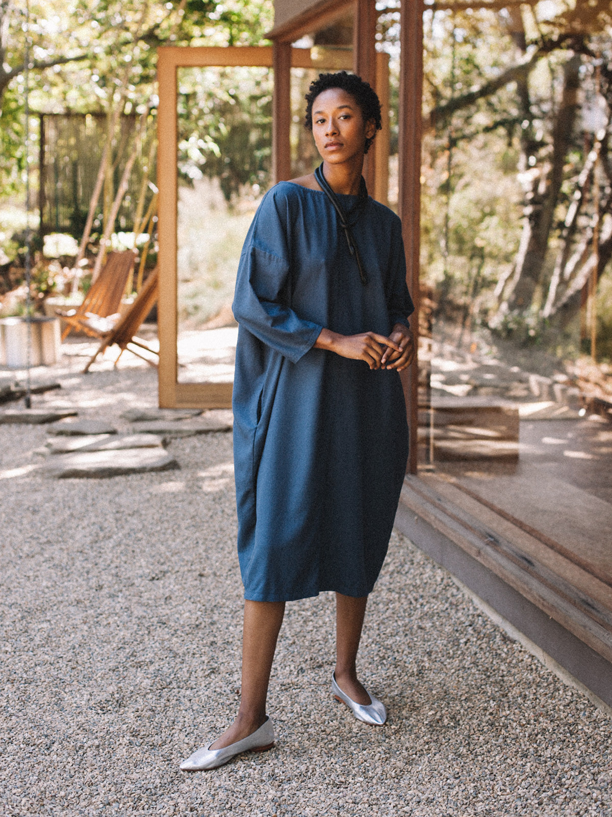 Sanaa Dress - Fiord - S