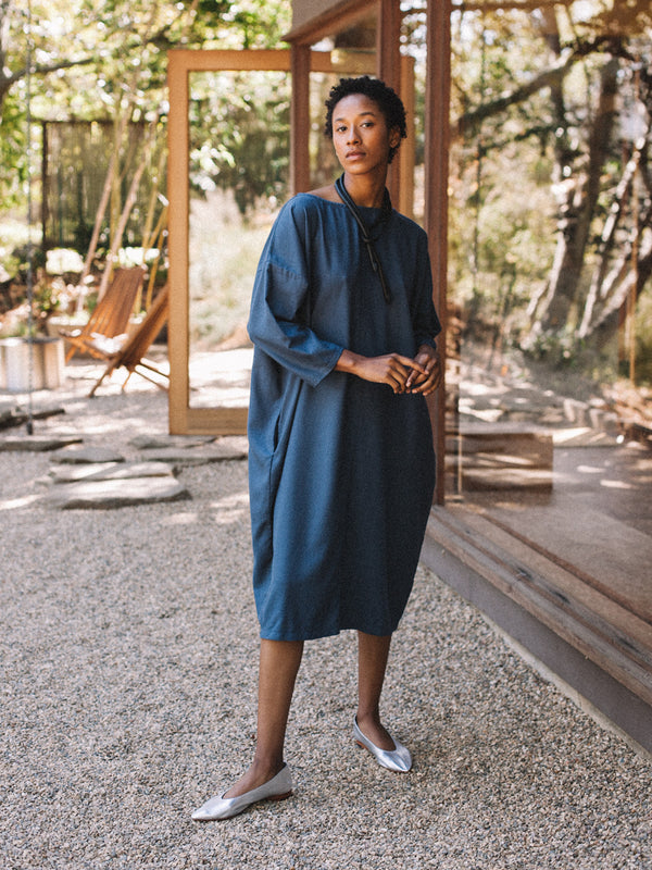 Sanaa Dress - Fiord - S