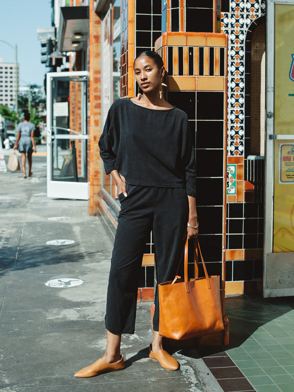 Oumou Pants - Washed Black - XS