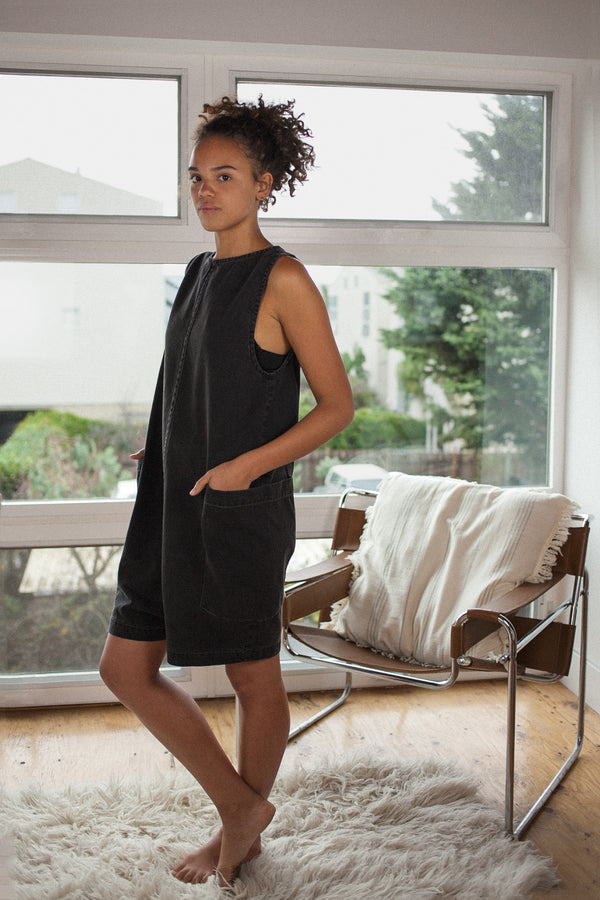 Ardis Romper - Lightwash - M