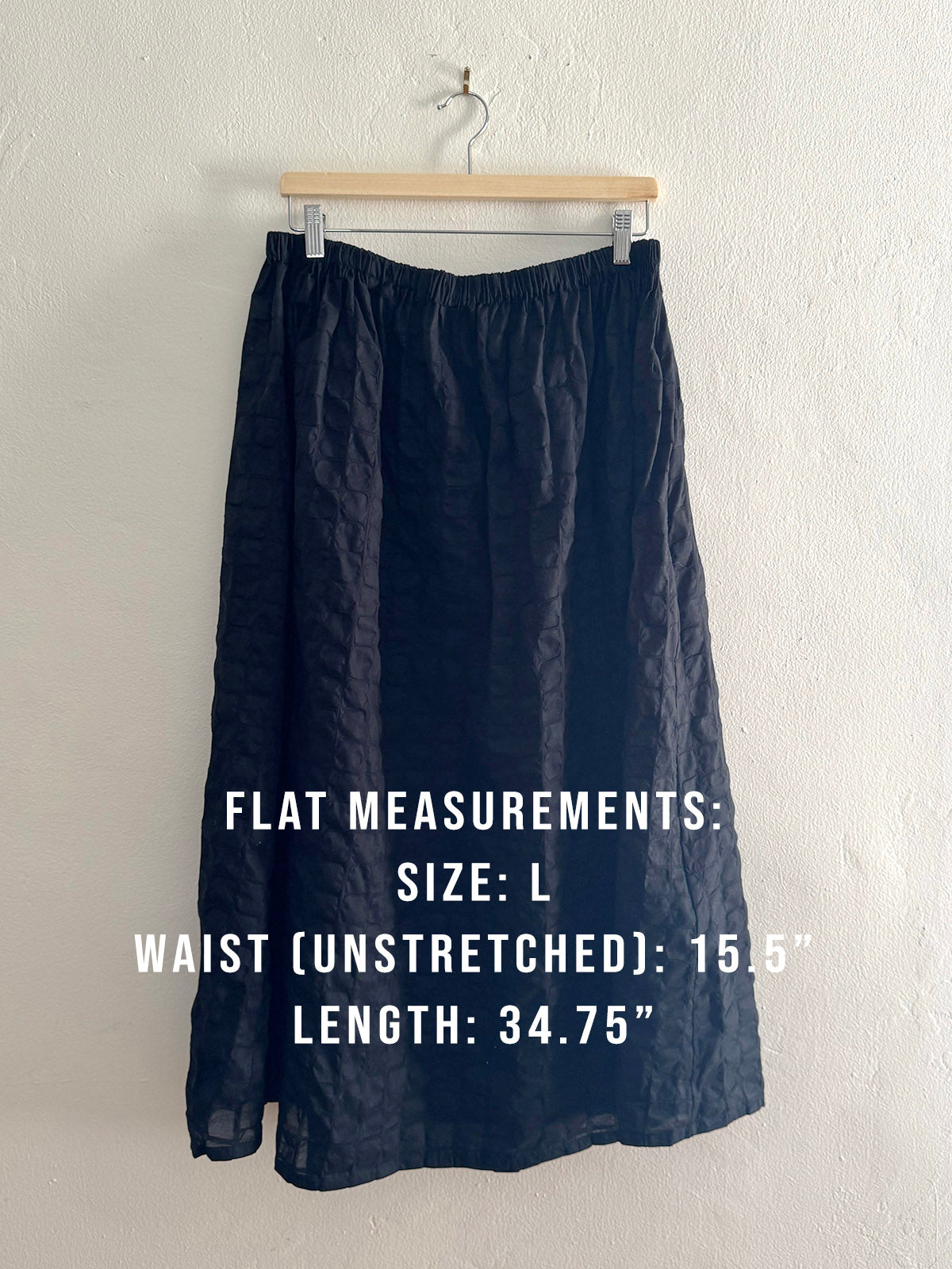 Black Crane Skirt