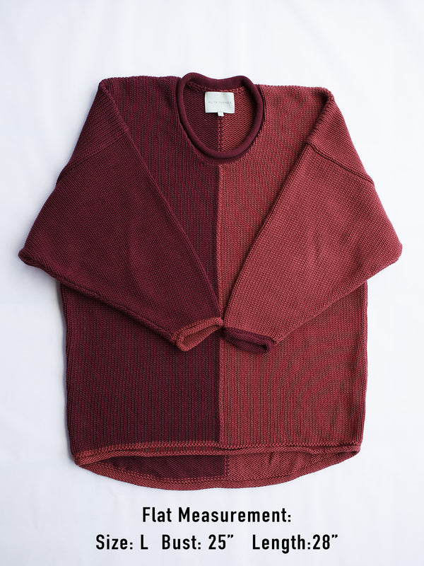 Leal Sweater - Rosewood Duo