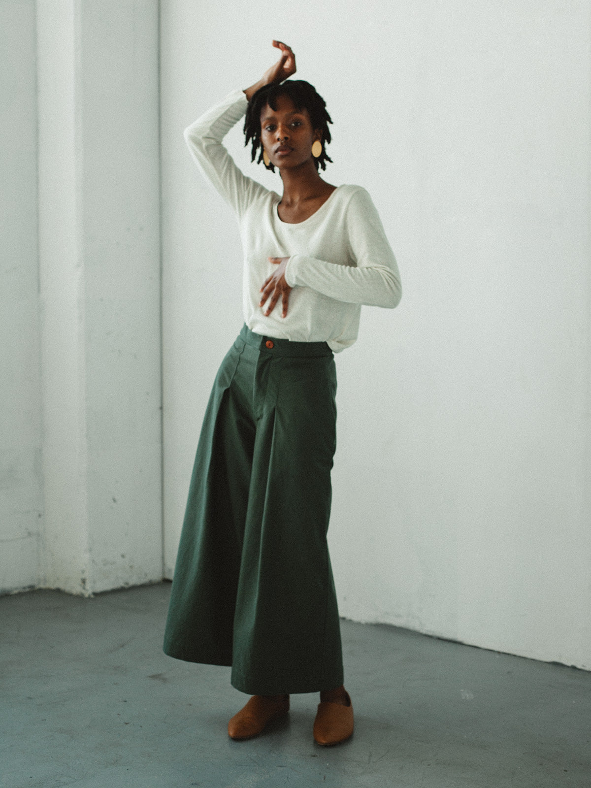 Lin Trousers - Olive