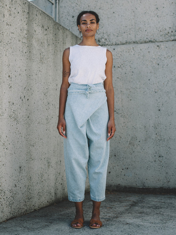 Hiroko Pants - Lightwash - S